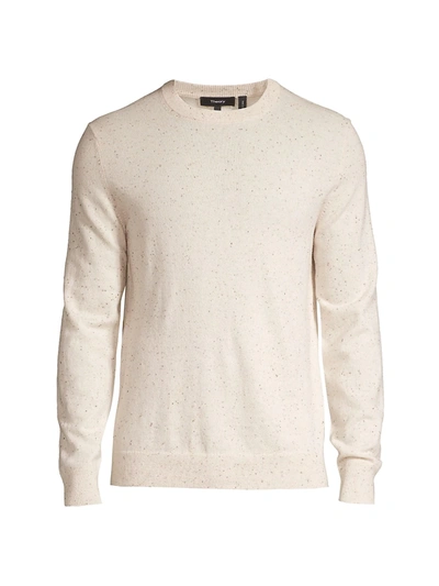 Shop Theory Men's Donegal Cashmere Sweater In Shale