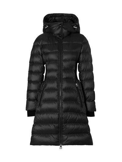 Shop Burberry Women's Danderhall Puffer Jacket In Black