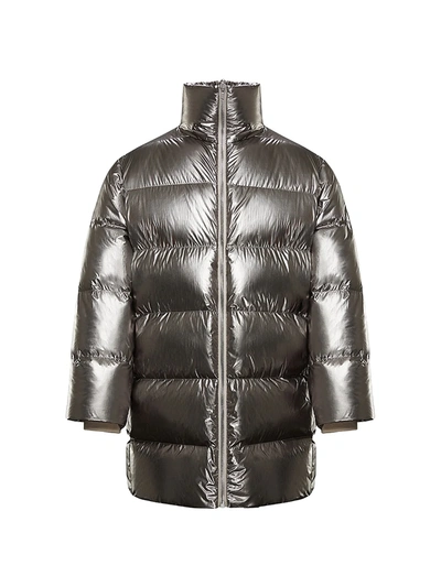 Shop Moncler Cyclopic Down Puffer Jacket In Silver