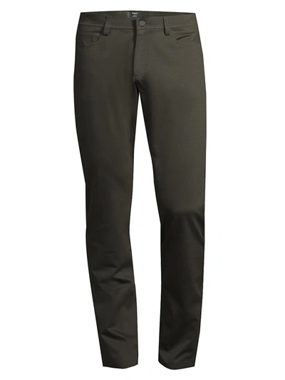Shop Theory Compact Ponte Tech Pants In Grove