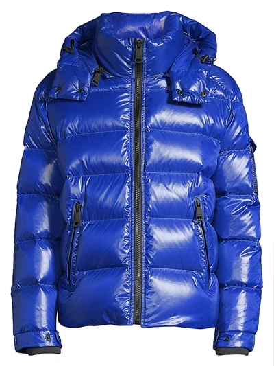Shop Sam Glacier Down Puffer Jacket In Blue