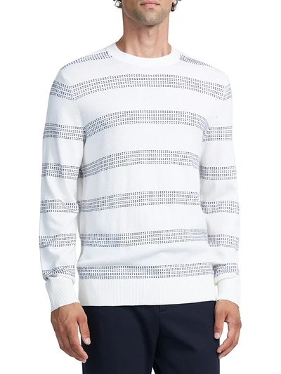 Shop Theory Men's Glennis Crew Sweater In Ivory Multi