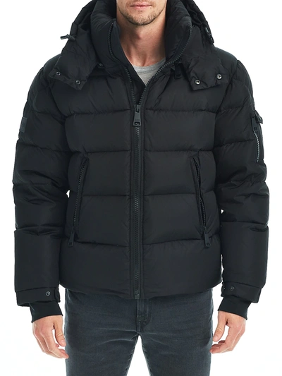 Shop Sam Men's Matte Glacier Puffer Jacket In Black