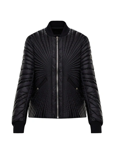 Shop Moncler Men's Angle Down Puffer Jacket In Black