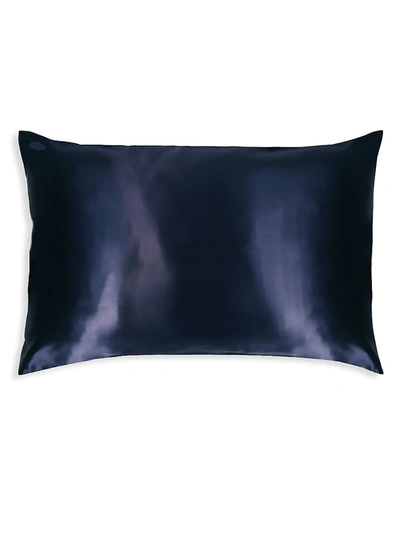 Shop Slip Women's Silk Pillowcase In Navy