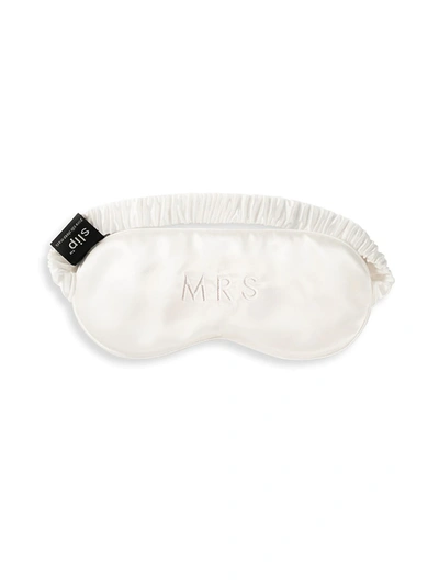 Shop Slip Bridal Pure Silk Sleep Mask In White