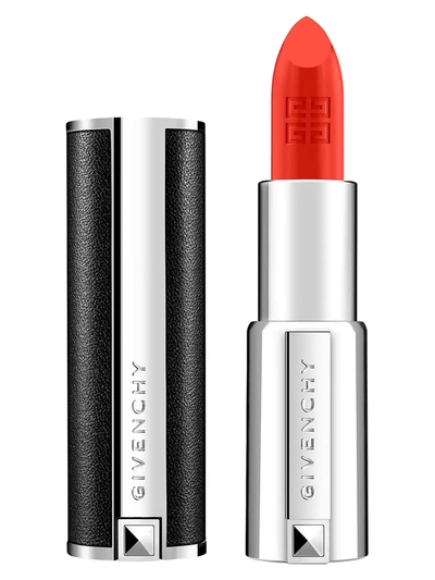 Shop Givenchy Le Rouge Satin Matte Lipstick In Orange