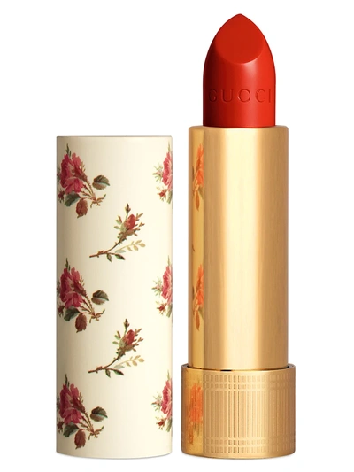 Shop Gucci Women's Rouge À Lèvres Voile Lipstick In Red