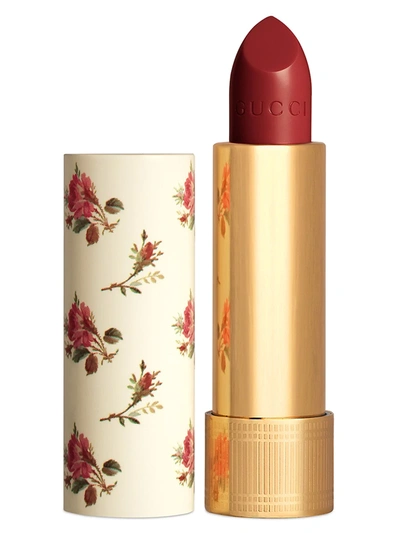 Shop Gucci Women's Rouge À Lèvres Voile Lipstick In Red