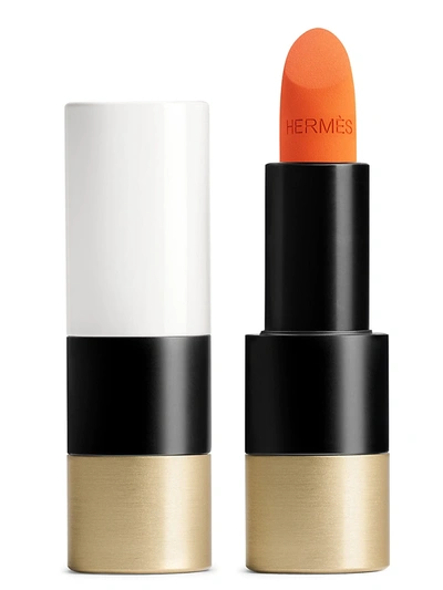Shop Hermes Women's Rouge Hermès Matte Lipstick In 33 Orange Boite