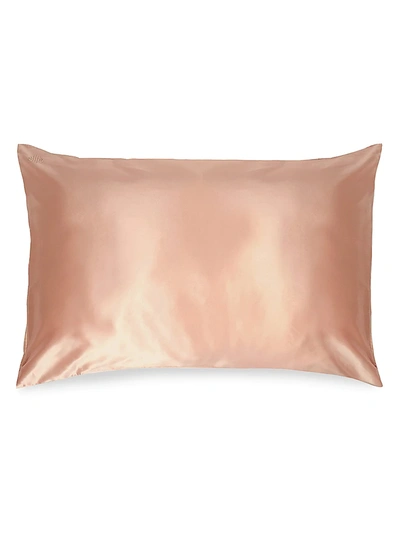 Shop Slip Pure Silk Pillowcase In Rose Gold