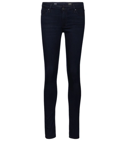 Shop Ag The Legging High-rise Skinny Jeans In Blue