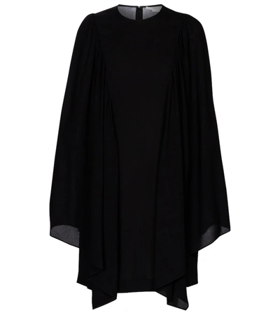 Shop Stella Mccartney Luciana Crêpe Minidress In Black