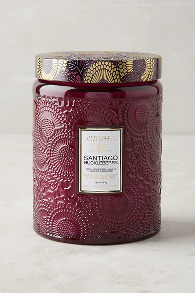 Shop Voluspa Japonica Jar Candle In Purple