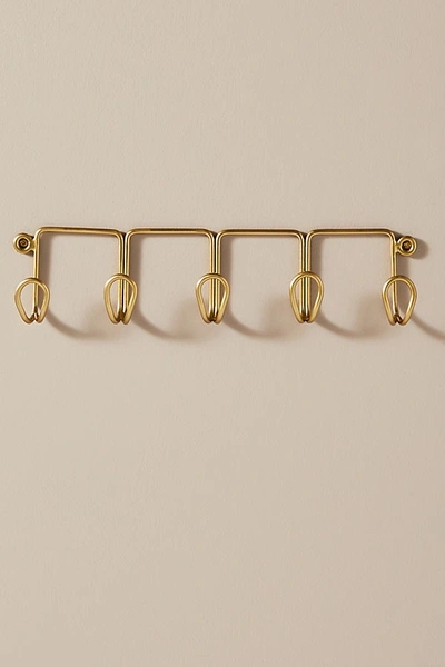 Anthropologie Chambliss Hook Rack In Brown