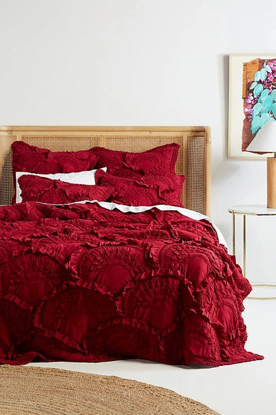 Shop Anthropologie Rivulets Quilt By  In Purple Size Kg Top/bed