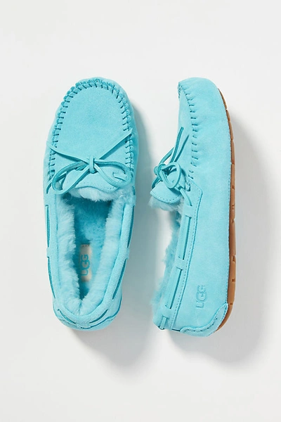 Shop Ugg Dakota Moc Slippers In Blue