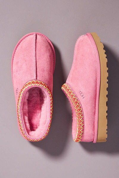 Shop Ugg Tasman Slippers In Pink