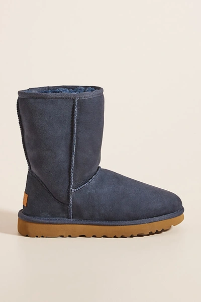 Shop Ugg Classic Short Ii Boots In Blue