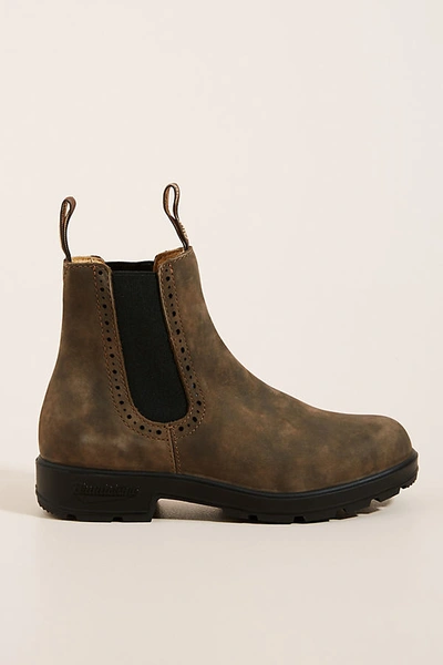 Shop Blundstone High-top Ankle Boots In Brown