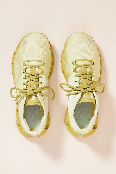 Shop On Cloud X Sneakers In Yellow
