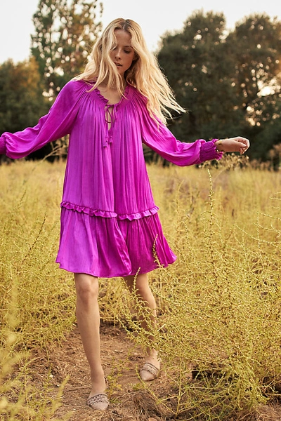 Shop Anthropologie Giulia Tunic Dress In Pink