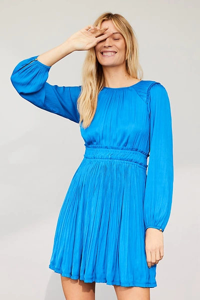 Maeve Saniya Mini Dress In Blue | ModeSens