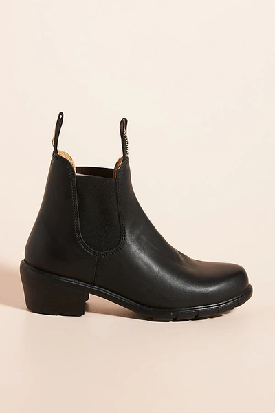 Shop Blundstone Heeled Chelsea Boots In Black
