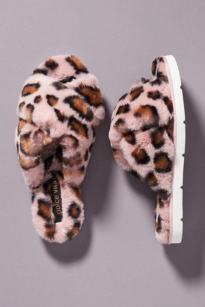 Shop Dolce Vita Pillar Faux Fur Slippers In Assorted