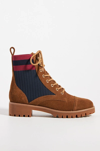 Shop Cecelia New York Theo Hiker Boots In Yellow