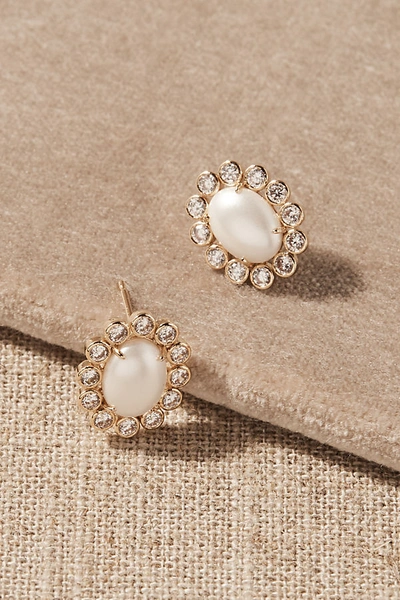 Shop Tai Blanc Earrings In White