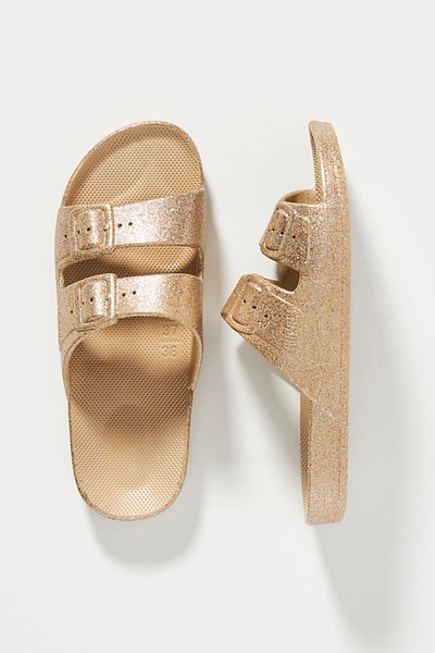 Shop Freedom Moses Sandals In Beige