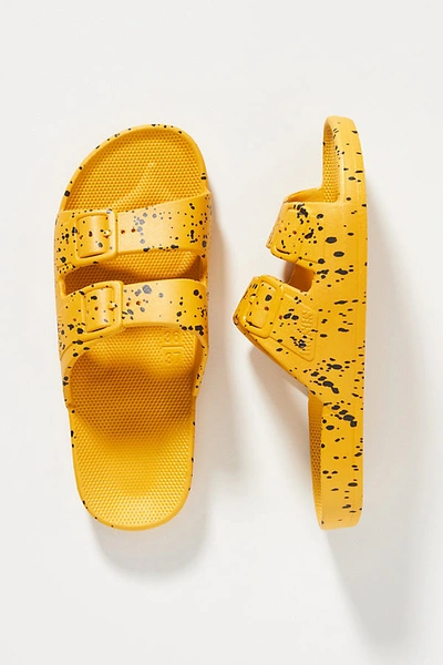 Shop Freedom Moses Sandals In Yellow
