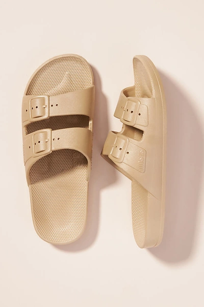 Shop Freedom Moses Sandals In Beige