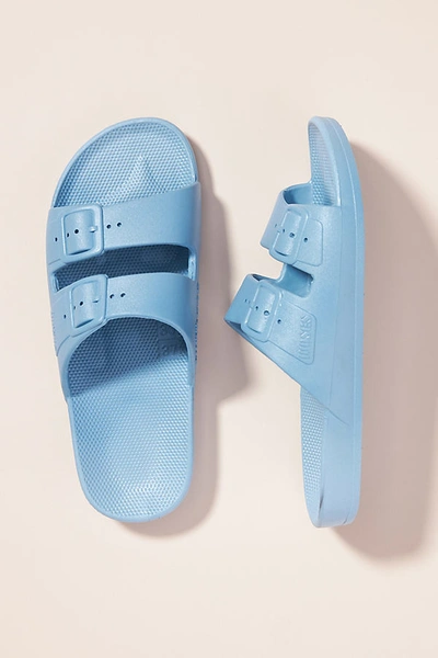 Shop Freedom Moses Sandals In Blue