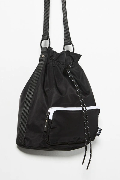 Shop Andi Crossbody Bucket Bag In Black