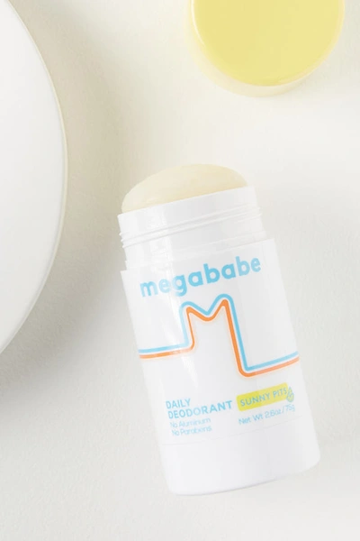 Shop Megababe Daily Deodorant In Yellow
