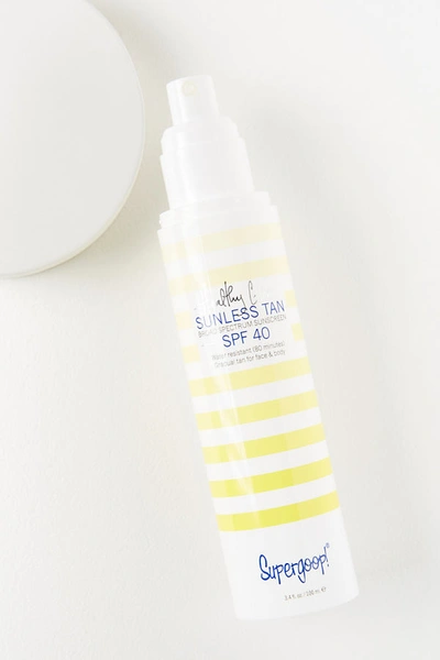 Shop Supergoop ! Spf 40 Healthy Glow Sunless Tan In Yellow