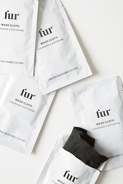 Shop Fur Wash Cloth Cleansing Wipes In White