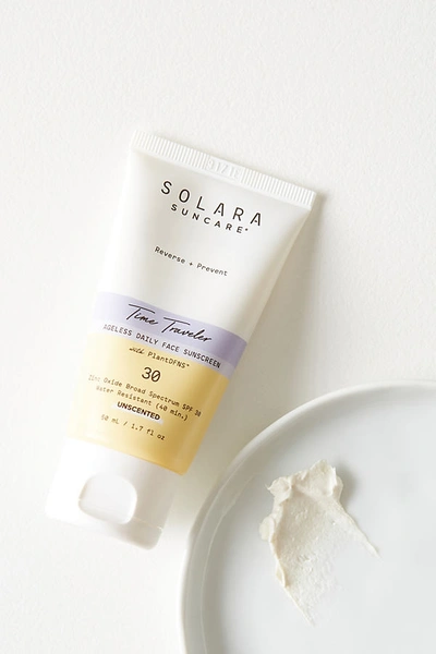 Shop Solara Suncare Solara Spf 30 Time Traveler Ageless Daily Face Sunscreen In White