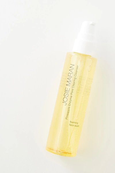 Shop Josie Maran Pineapple Enzyme Pore Clearing Cleanser In Yellow