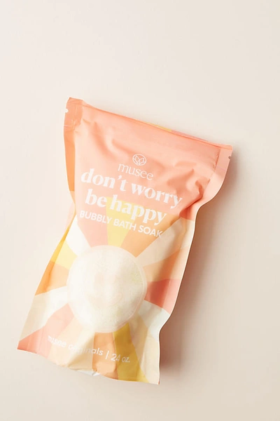 Shop Musée Musee Don't Worry Be Happy Bubbly Bath Soak In Orange