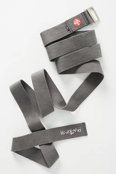 Shop Manduka Align Yoga Strap In Grey