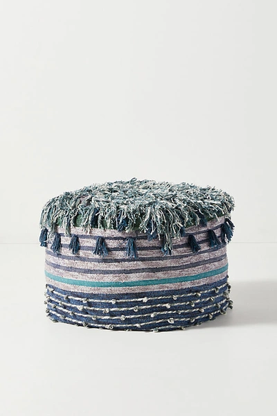 Shop All Roads Design All Roads Issoire Pouf In Blue