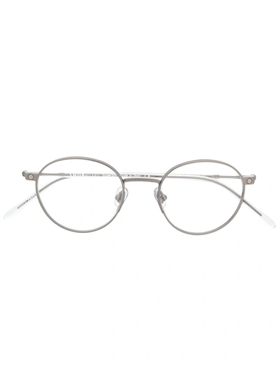 Shop Snob Ninin Clip-on Lens Glasses In Metallic