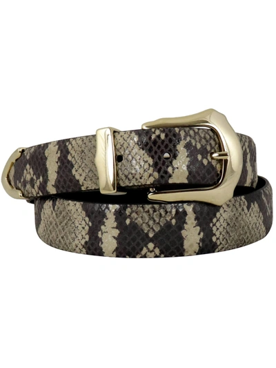 Shop Andrea D'amico Camox Pitone Belt In Taupe