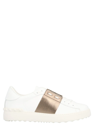 Shop Valentino Open Shoes In White