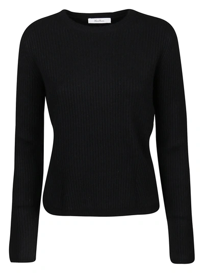 Shop Max Mara Maglia Peirak In Nero Unito