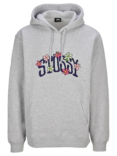 Collegiate floral hoodie stussy new arrivals