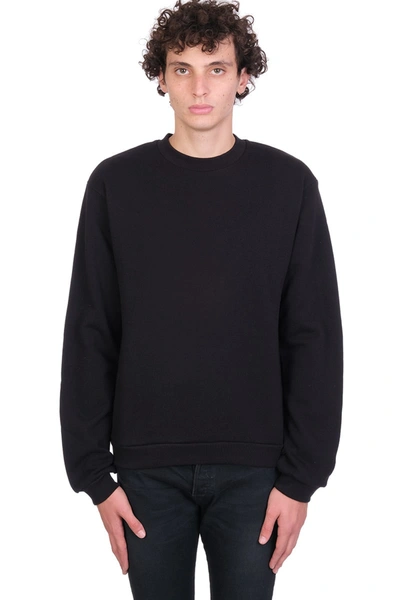 John Elliott Black Oversized Crewneck Sweatshirt In Black